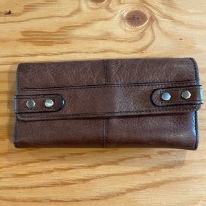 Fossil Leather Wallet Brown